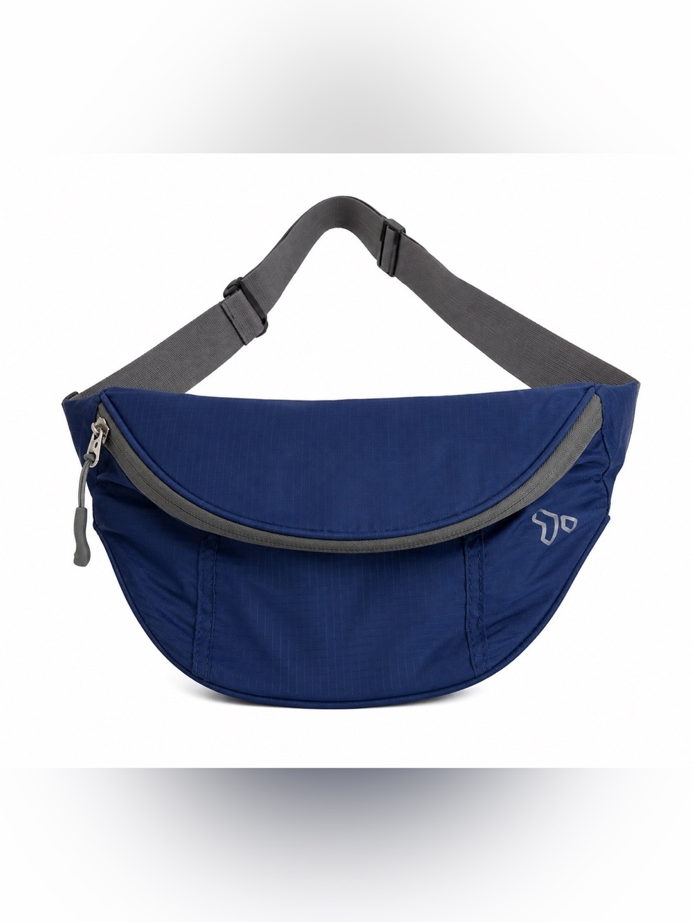 Travelon Blue & Gray Adjustable Crossbody Sling Waist Belt Bag - Hiking Gear